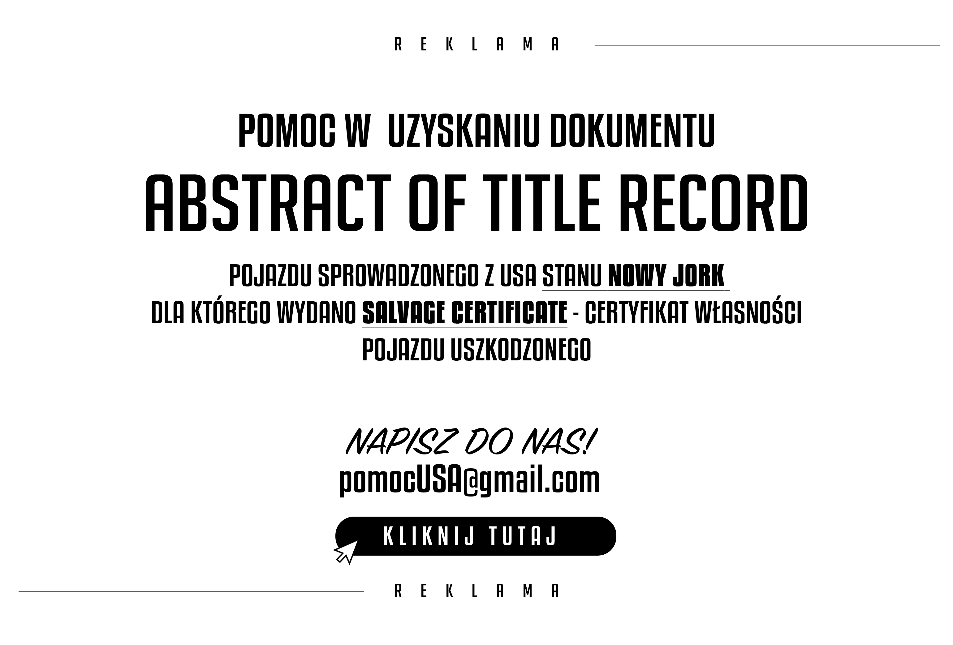 Abstract of Title Record - Pomoc