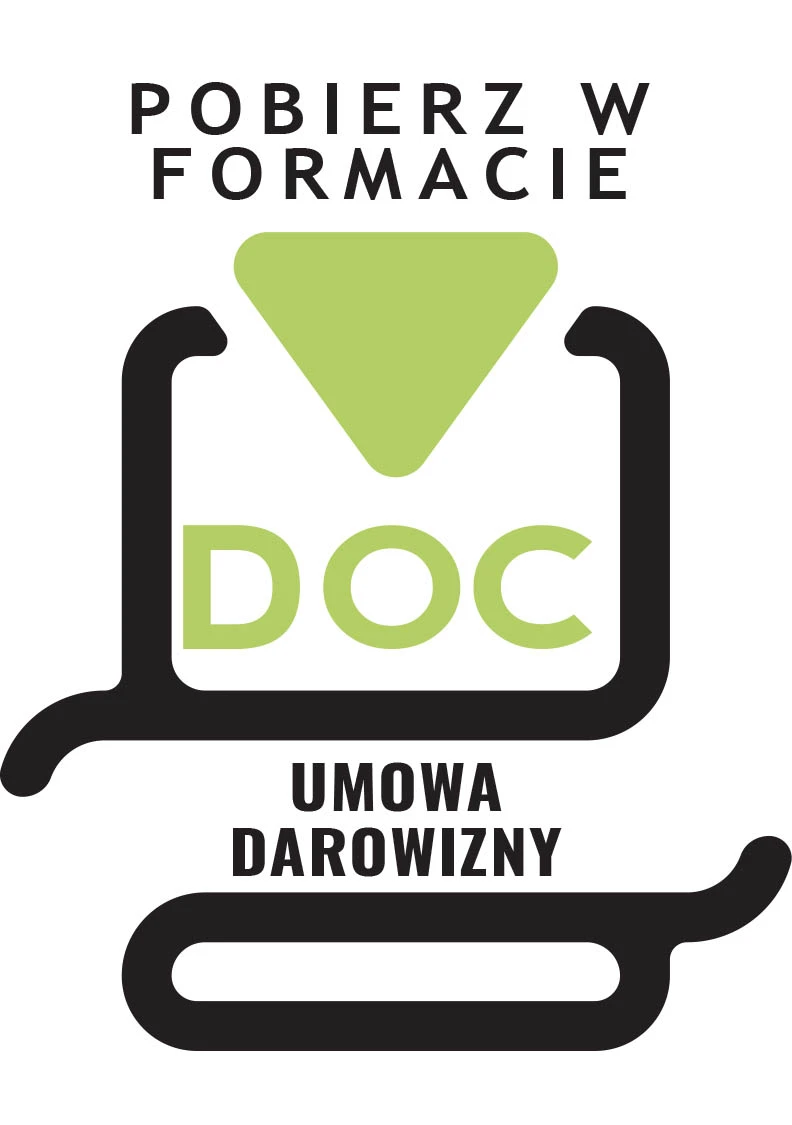 Pobierz wzór, druk lub formularz w formacie DOC - Umowa darowizny przyczepy, naczepy, ciągnika rolniczego