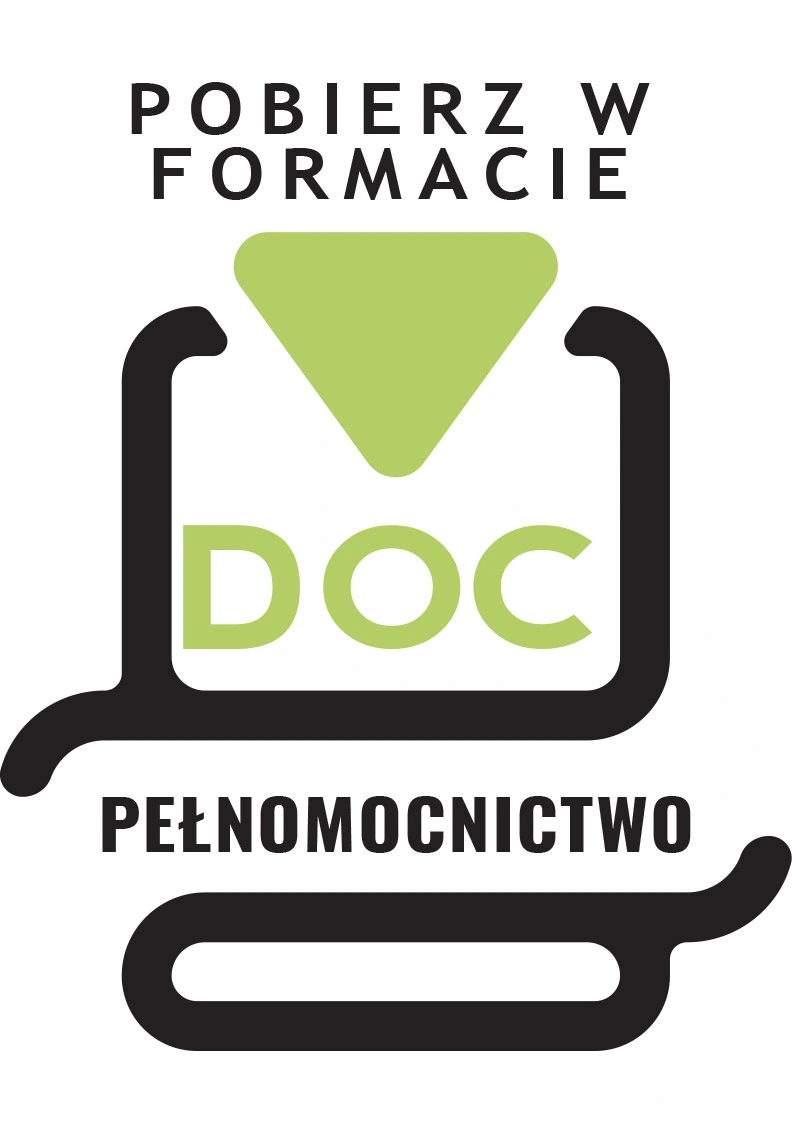 Pobierz wzór, druk lub formularz w formacie DOC - Upoważnienie (pełnomocnictwo) do odbioru prawa jazdy