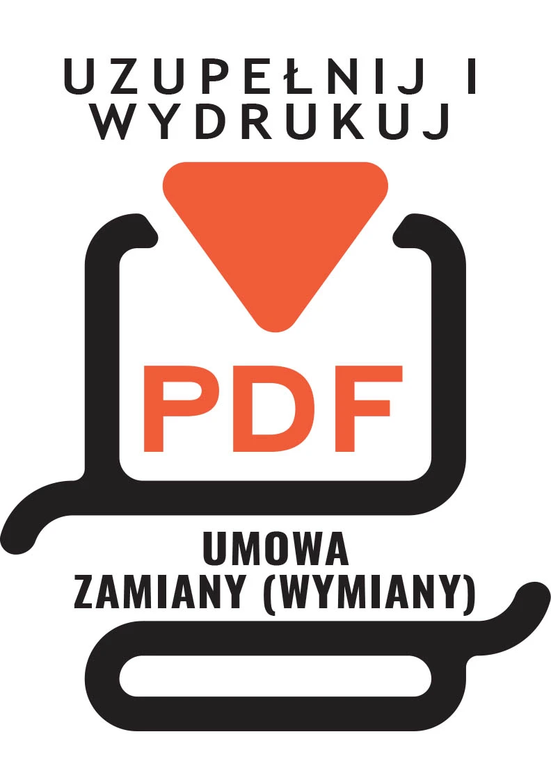 Formularz internetowy online (uzupełnij i wydrukuj) - Umowa zamiany (wymiany) pojazdów