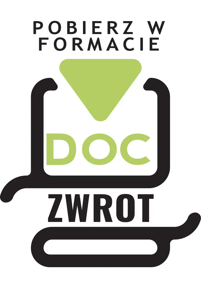 Pobierz wzór, druk lub formularz w formacie DOC - Dokumentu zwrotu profesjonalnych tablic rejestracyjnych