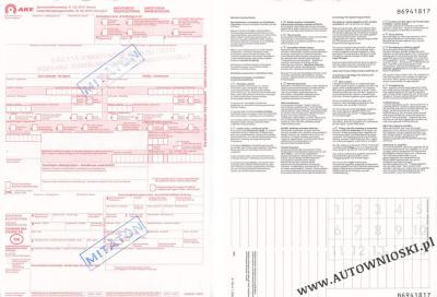 Dowód rejestracyjny (Certificate of registration, Certificat d'immatriculation, Carta di circola)