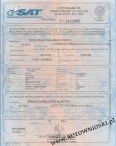 Dowód rejestracyjny (Certificate of registration, Certificat d'immatriculation, Carta di circola)