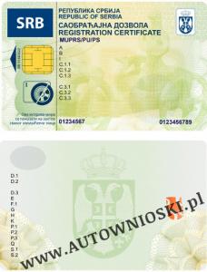 Dowód rejestracyjny (Certificate of registration, Certificat d'immatriculation, Carta di circola)