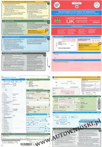 Dowód rejestracyjny (Certificate of registration, Certificat d'immatriculation, Carta di circola)